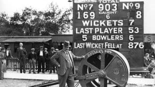 Ashes 1938: Len Hutton 364; England 903 for 7 at The Oval